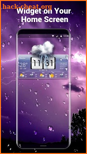 Sense Flip Clock Weather Widget screenshot