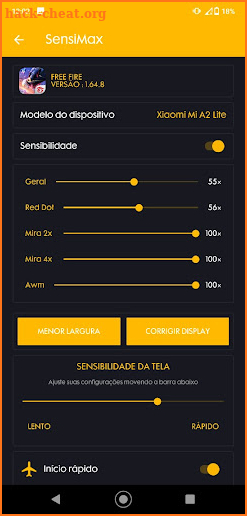SENSI MAX FF screenshot