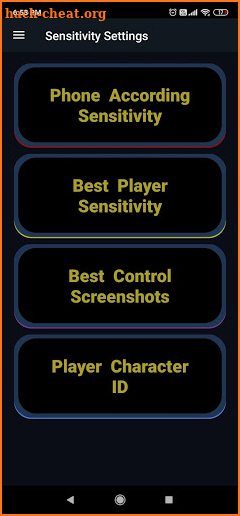 Sensitivity for P𝕌𝔹𝔾 M𝕠𝕓𝕚𝕝𝕖 screenshot