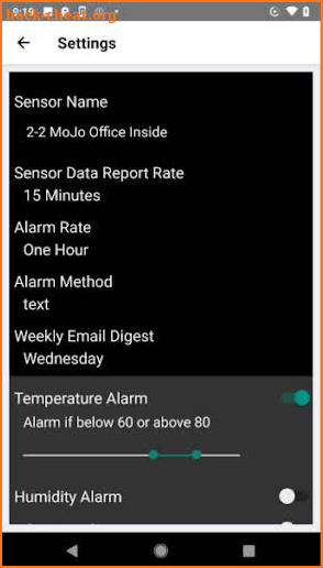 Sensor MoJo screenshot