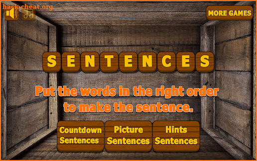 Sentence Scramble Phonics Game - Full Version screenshot
