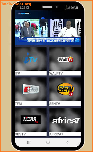 Sentnt, Senegal TV screenshot