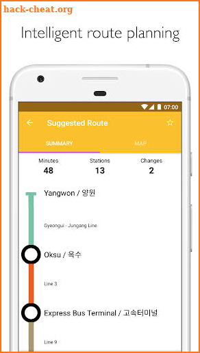 Seoul Subway – Metro map and route planner screenshot