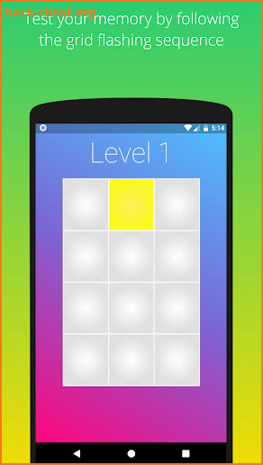 Sequence Memory Game screenshot