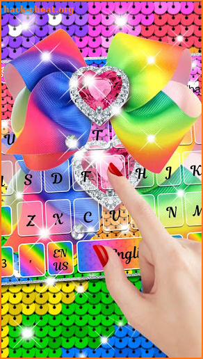 Sequin Rainbow Keyboard screenshot