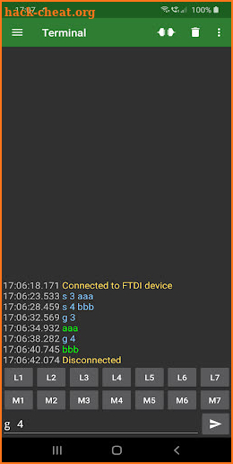 Serial USB Terminal screenshot
