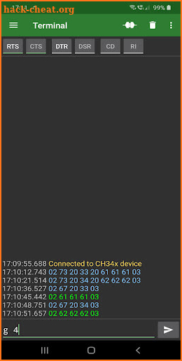 Serial USB Terminal screenshot