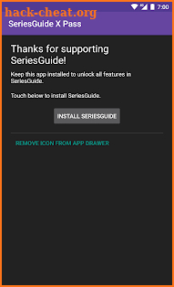 SeriesGuide X Pass – Unlock all features screenshot