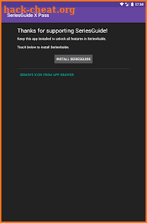 SeriesGuide X Pass – Unlock all features screenshot