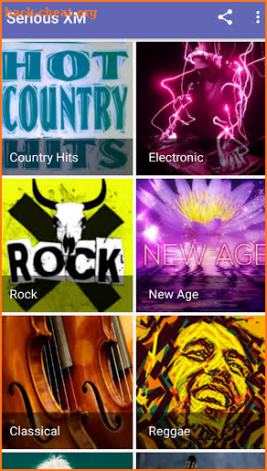 Serious XM radio & music stations free screenshot