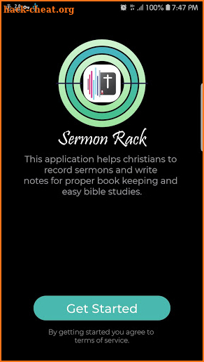 SERMON RACK - Easy Sermon Note Taking screenshot