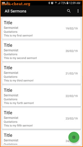 SERMON RACK - Easy Sermon Note Taking screenshot