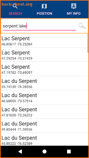 Serpent Lake - MN Gps Map screenshot