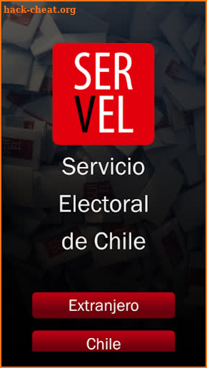 Servel Chile screenshot