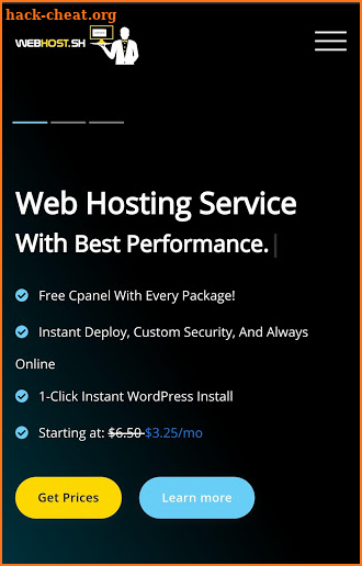 Server & Web Hosting screenshot