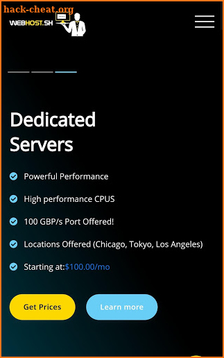 Server & Web Hosting screenshot