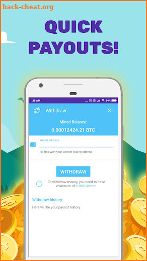 Server Bitcoin Mining - Bitcoin Miner & BTC screenshot