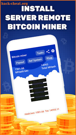 Server Remote Bitcoin Miner - Get BTC Remotely screenshot