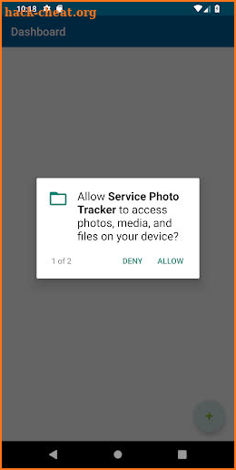 Service Photo Tracker screenshot