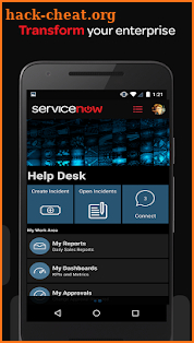 ServiceNow screenshot