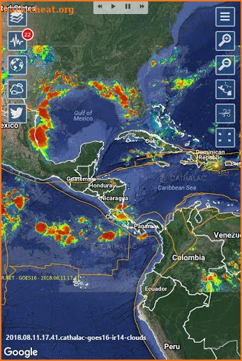 SERVIR - Weather, Hurricanes, Earthquakes & Alerts screenshot