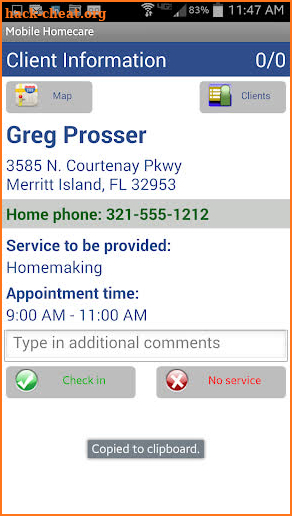 ServTracker Mobile Home Care screenshot