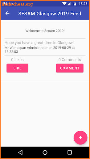 Sesam Glasgow 2019 screenshot