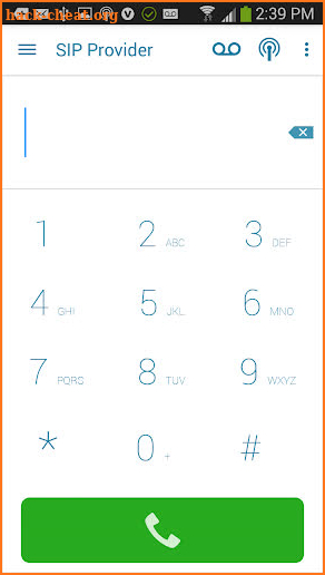 SessionTalk Pro Softphone screenshot