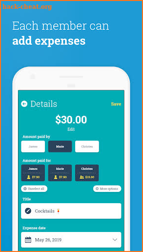 Sesterce – Share Expenses screenshot