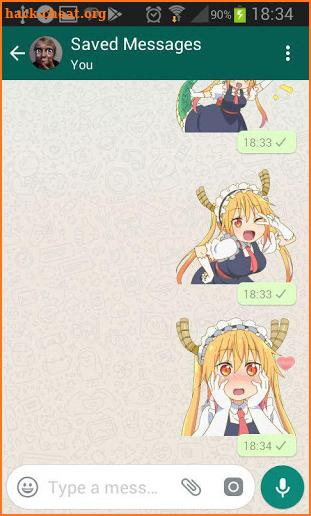 SethDistro Anime Whatsapp Stickers 1 screenshot
