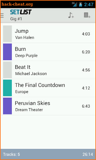 Setlist Pro screenshot
