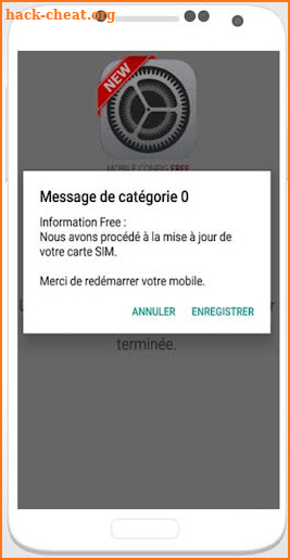 Settings Mobile Config 2021 screenshot