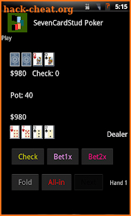 Seven Card Stud screenshot