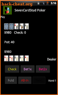 Seven Card Stud screenshot