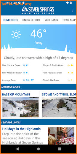 Seven Springs Mountain Resort screenshot