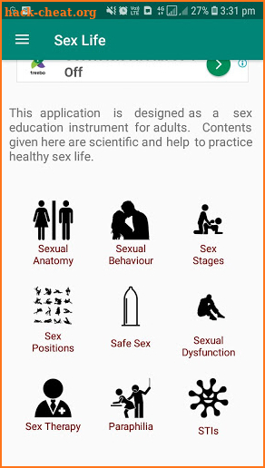 Sex Life Manual screenshot