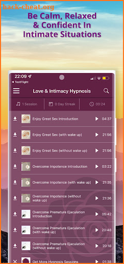 Sexual Intimacy Hypnosis screenshot
