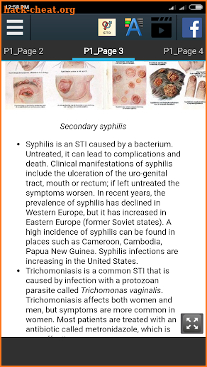 Sexually Transmitted Diseases Info screenshot