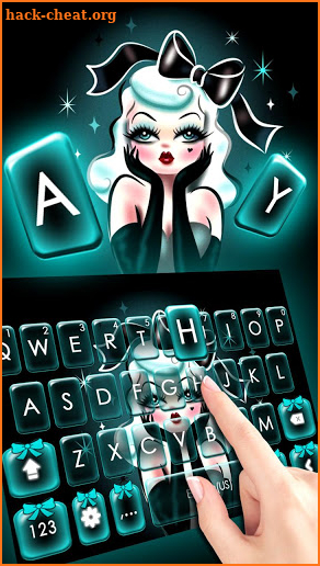 Sexy Girl Keyboard Theme screenshot