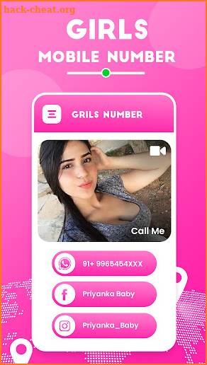 Sexy Girls Mobile Numbers for Whatsapp Chat &Video screenshot