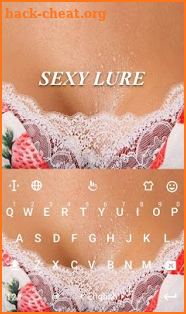 Sexy Lure Keyboard Theme screenshot