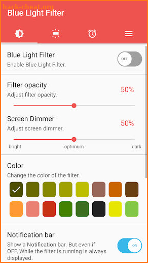 sFilter - Blue Light Filter screenshot