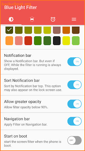 sFilter - Blue Light Filter screenshot