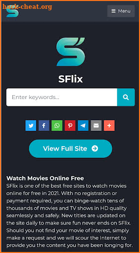 SFLIX Watch Movies & Series screenshot