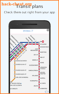 SFO Transit: Offline Muni, SFMTA departures & maps screenshot