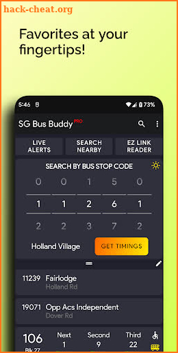SG Bus Buddy screenshot
