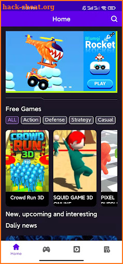 SGA Gaming Browser screenshot