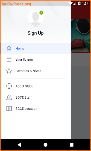 SGCE Annual Conference App screenshot