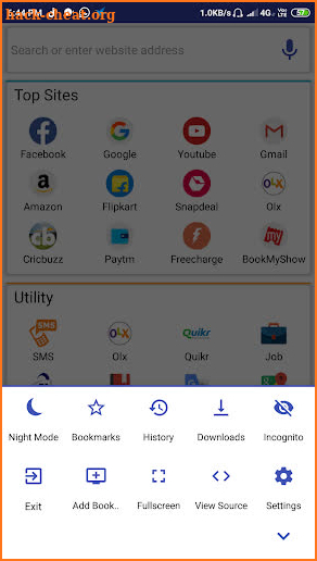 SH Browser screenshot