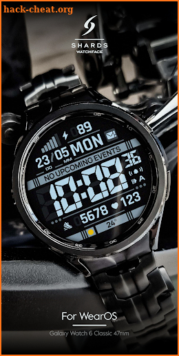 SH103 Watch Face, WearOS watch screenshot